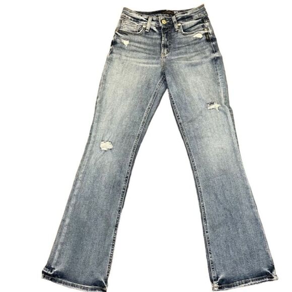 Silver Women's Avery Slim Bootcut Jeans Size 27 - Picture 2 of 12
